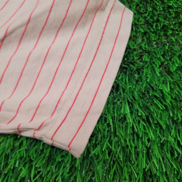 VTG 70s Finalist Dagger Collar Knit Polo Mens XS Horizontal Stripe - Picture 5 of 11